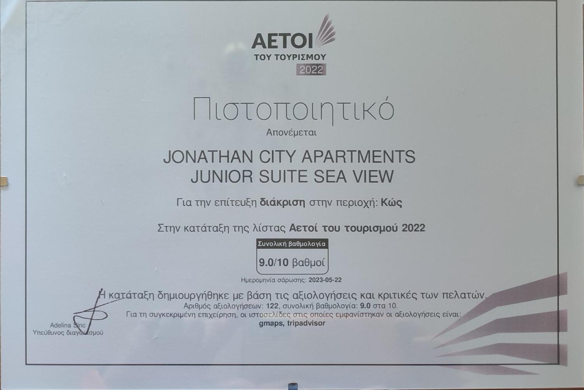 Jonathan City Apartment Kos-stad Buitenkant foto